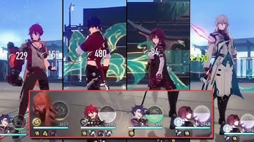 (Team DoT) KAFKA, SAMPO, LUKA, LUOCHA GAMEPLAY (MoC) Honkai Star Rail