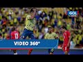 Video 360°: El gol de Falcao levantó de las sillas a los hinchas de la Selección | Gol Caracol