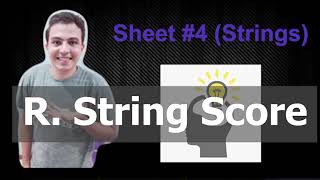 R. String Score