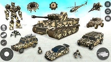 Army Robot Tank Dog Military Truck Wars Games - Android ios Gameplay