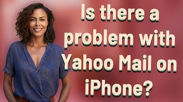 Is there a problem with Yahoo Mail on iPhone?