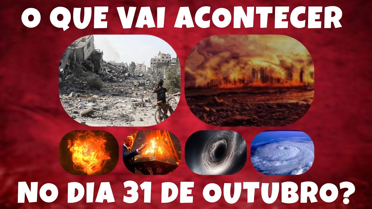 O QUE VAI ACONTECER NO DIA 31 DE OUTUBRO? #urgente #live - YouTube