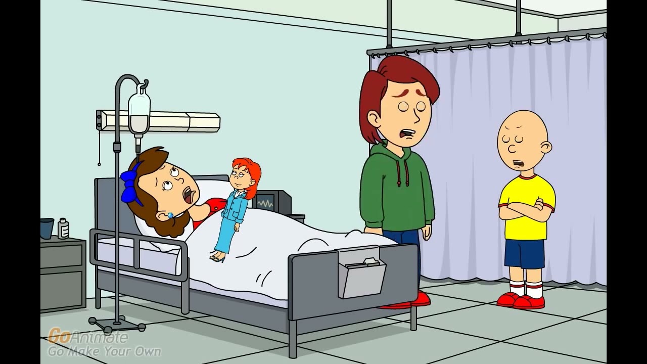 Caillou calls his Baby Sister Stupid/Grounded (WARNING Calls him a