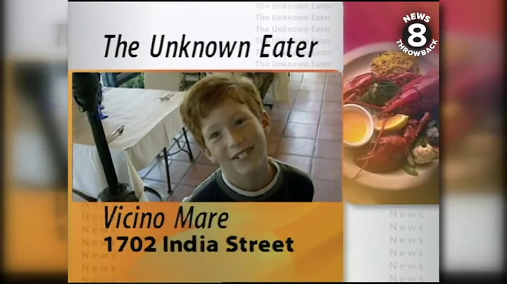 The Unknown Eater finds exotic seafood at the Busalacchi family's Vicino Mare in San Diego in 1997