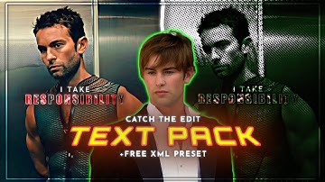 🔥 Text Animation like @catchthedit in Alight Motion | Free XML file ✅ | @JOKER_editszx | #fyp #edit 