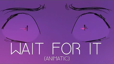 Wait For It || Hamilton Animatic