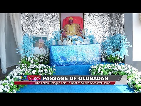 NEWS: PASSAGE OF OLUBADAN