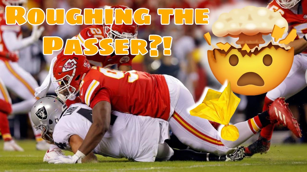 Roughing the Passer Tom Brady and Derek Carr - YouTube
