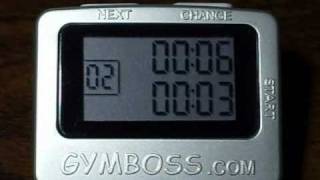 Original Gymboss Dual Interval Timer Mode | Up Close Demo screenshot 2