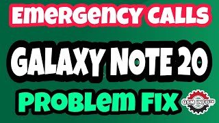 Samsung Galaxy Note 20 SM-N980F ''U3'' Emergency Calls Problem Fix ✔ IMEI Status NG to OK ✔
