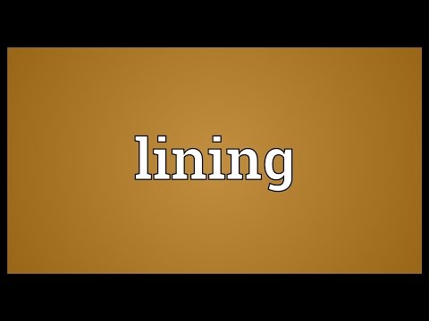 Lining Meaning 