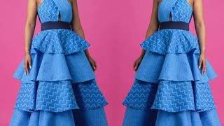 Modeles tenues africaines tendances wax #tenueafricaine2018