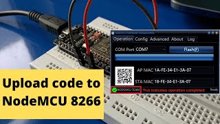 How to Flash NodeMCU 8266 without Arduino IDE with .bin file screenshot 1