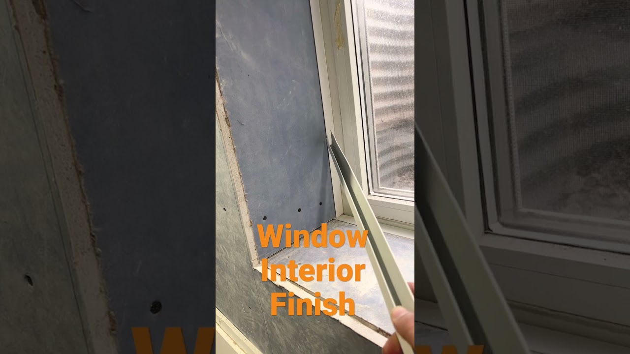 How to Finish Interior Window With Drywall 