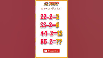 Can you solve this?#iqtest #maths #braintest #shorts