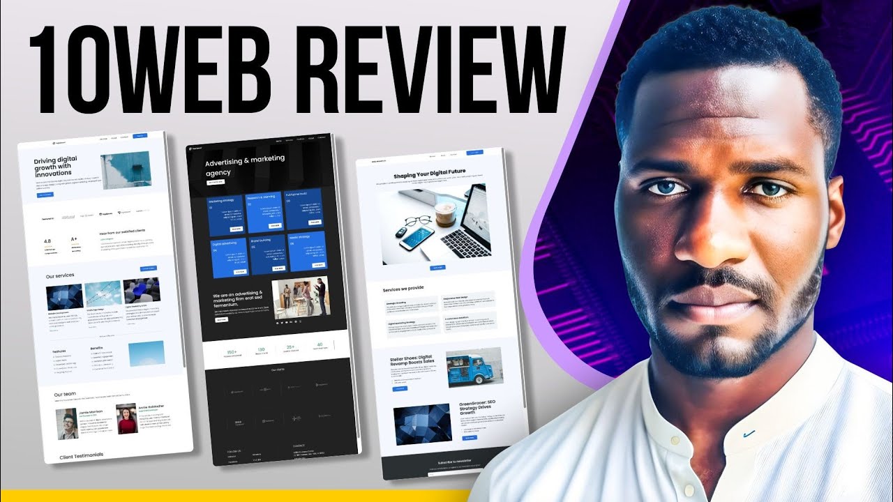 10Web AI Website Builder Review: Build Stunning Sites in Minutes! - YouTube
