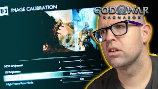 God of War Ragnarok | HDR, GRAPHICS & AUDIO SETTINGS for HOME THEATER @HomeTheaterGamer