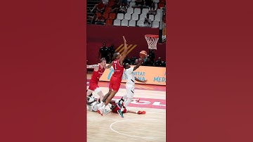 Jeremy Sochan DENIES it 🚫#FIBAOQT #Basketball #Shorts