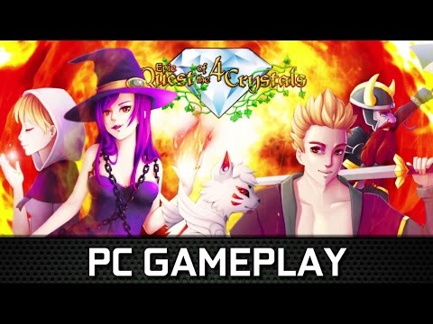 Epic Quest of the 4 Crystals | PC Gameplay (Steam)