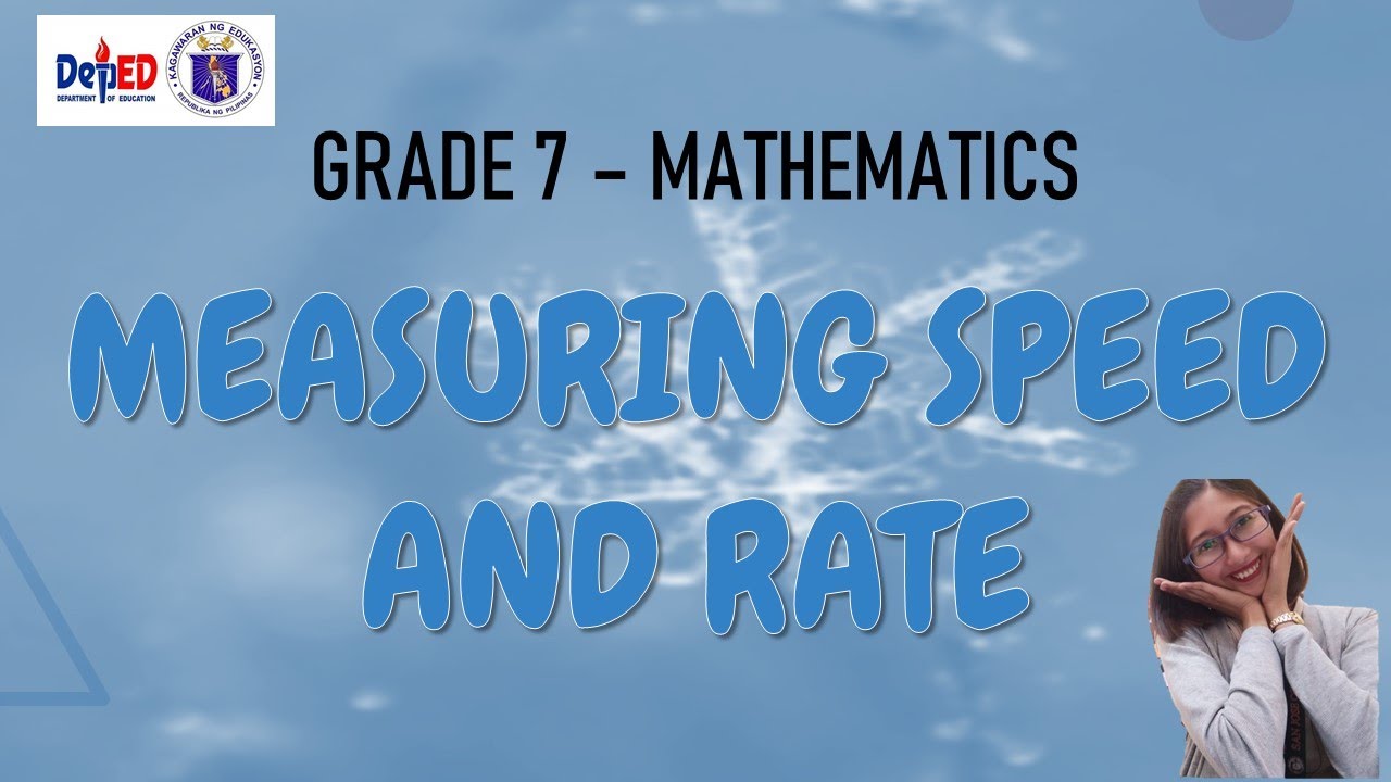 Measuring Rate (Grade 7 Lesson1&2Part7) TAGALOG YouTube