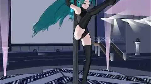 [MMD] Miku's Pole Dance dance