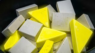 Deep Yellow & White Dreams | Fresh Chalk & Reforms | Oddly Satisfying | ASMR