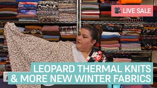 Leopard Thermal Knits & New Winter Fabrics - OLGA’S CLOSET LIVE