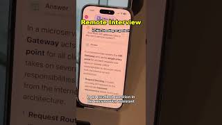 He actually used AI in an interview?! #AI #AIInterview #jobhunt