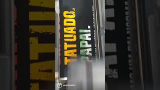 tatuado bonito papai camiseta