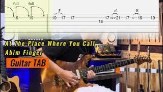 [Guitar TAB] At The Place Where You Call  -  Abim Finger Version