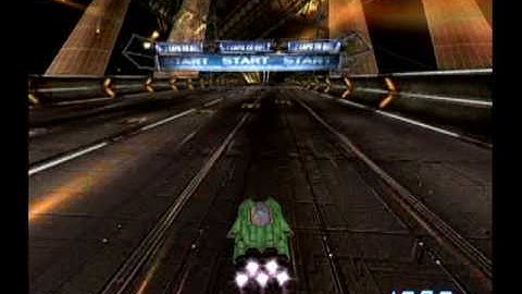 F-Zero GX Time Attack: Outer Space Meteor Stream (1
