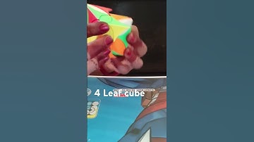 4 Leaf cube solving            #cube #leaf cube #cubing #solvecubeinhindi #cubemagictricks #leafcube