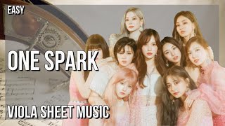 Viola Sheet Music: How to play One Spark by Twice