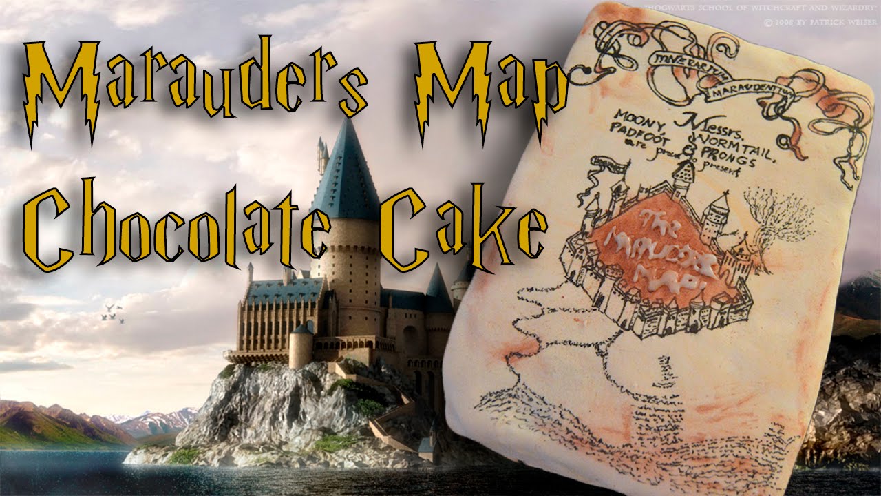 How To Make A Marauders Map Cake How To Make A Marauders Map Cake