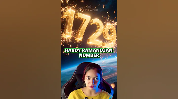 Why 1729 is one of the Most Famous Number in Math | Hardy–Ramanujan Story #mathfacts #maths