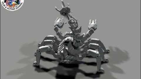 Scorpion Robot Mesh/3D Model @ New York Film Academy NYFA 3D Animation