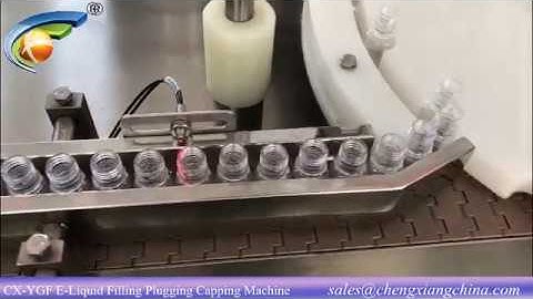 CX-YGF E liquid filling plugging capping machine for 15ML