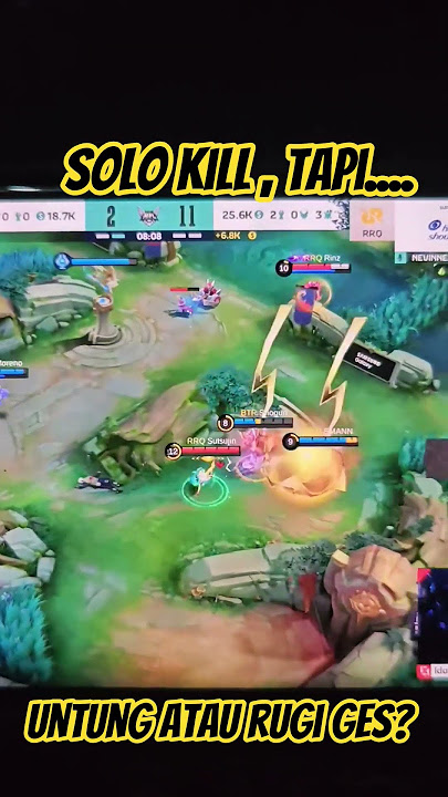 JOY RRQ SUTSUJIN SOLO KILL HAYABUSA BTR NNAEL #mlbb #shorts
