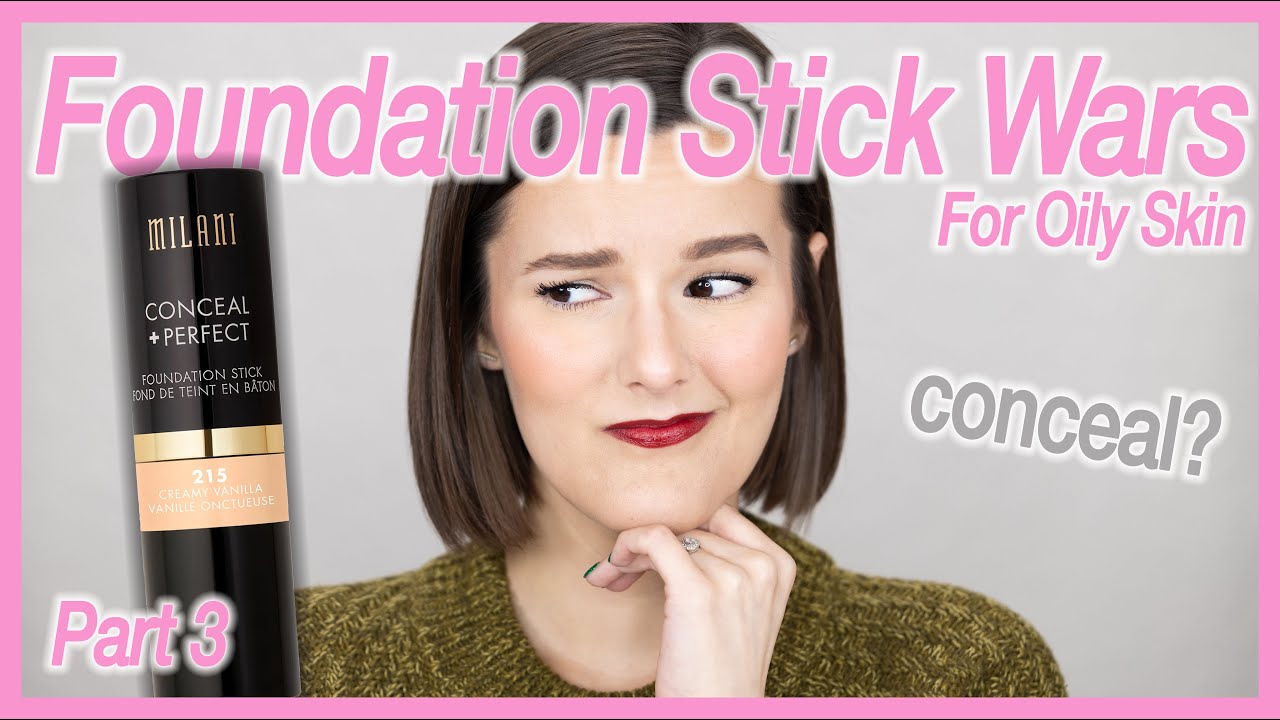 Milani Conceal + Perfect Foundation Stick - Foundation Stick Wars - Oily Skin (Drugstore Edition)