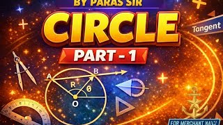 IMU CET 2026 *CIRCLES* One Shot! From Basics