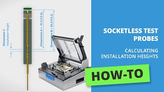 INGUN S-Line (socketless) guide: calculating installation heights of contact terminals