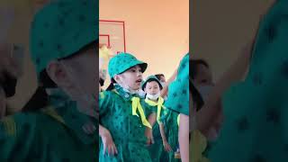 Dancing In Girl Scout Invesure Ceremony