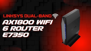 Linksys Dual Band AX1800 WiFi 6 Router E7350