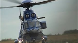 Police Helicopter As 332 Lands At The Airbase