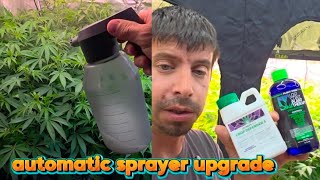 finally upgraded my garden sprayer with ac infinity automatic water sprayer. 