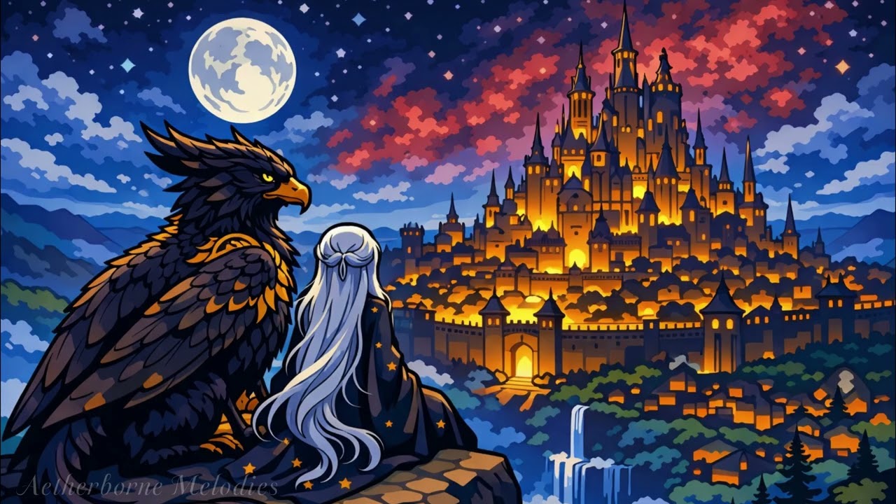 Medieval Fantasy Music for Sleep & Meditation | Moonlit Castle Ambience