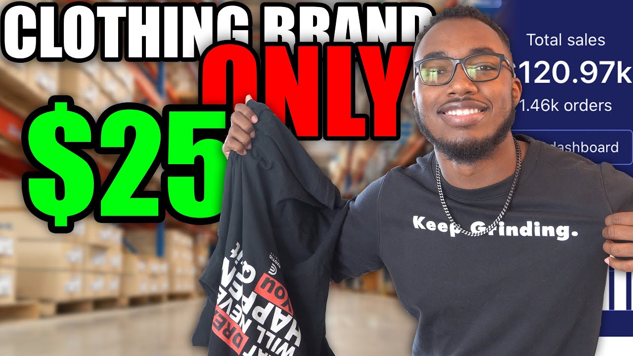 How I Started My First Clothing Line With $25 - YouTube