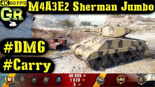 World of Tanks M4A3E2 Sherman Jumbo Replay - 8 Kills 3.9K DMG(Patch 1.4.0)