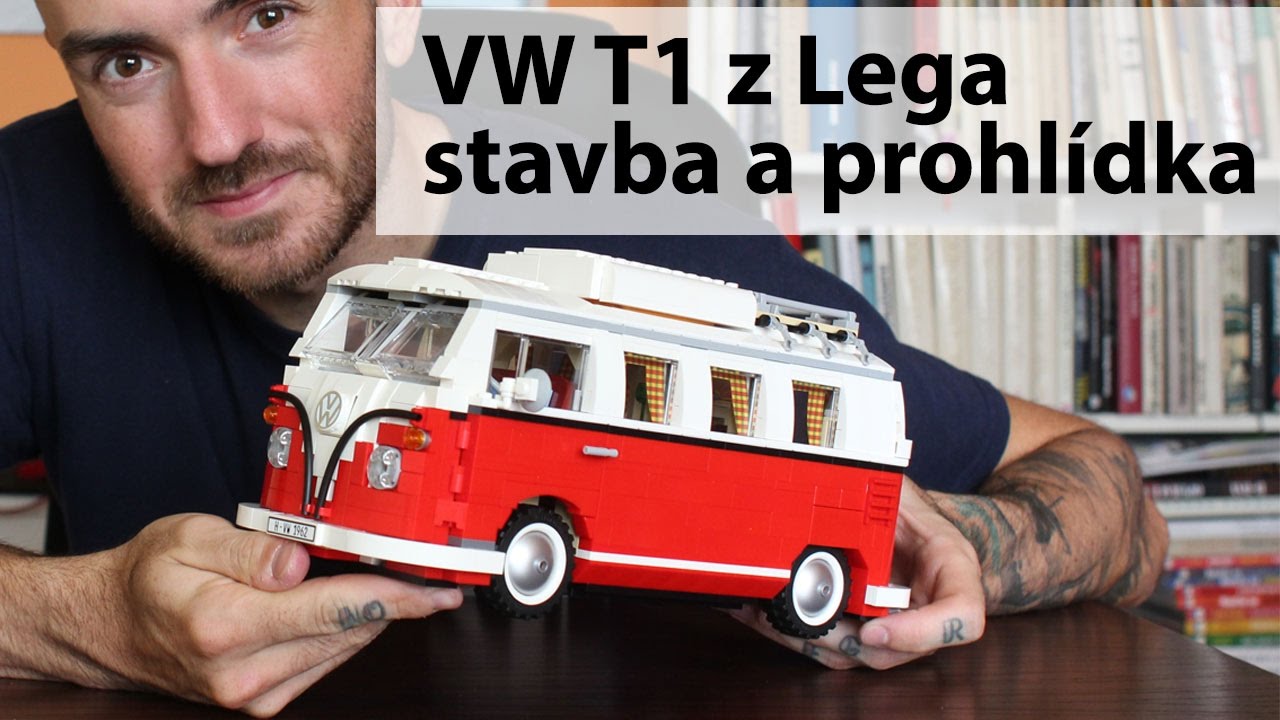 Stavba a prohlídka LEGO Volkswagen T1 Camper Van (LEGO 10220) 