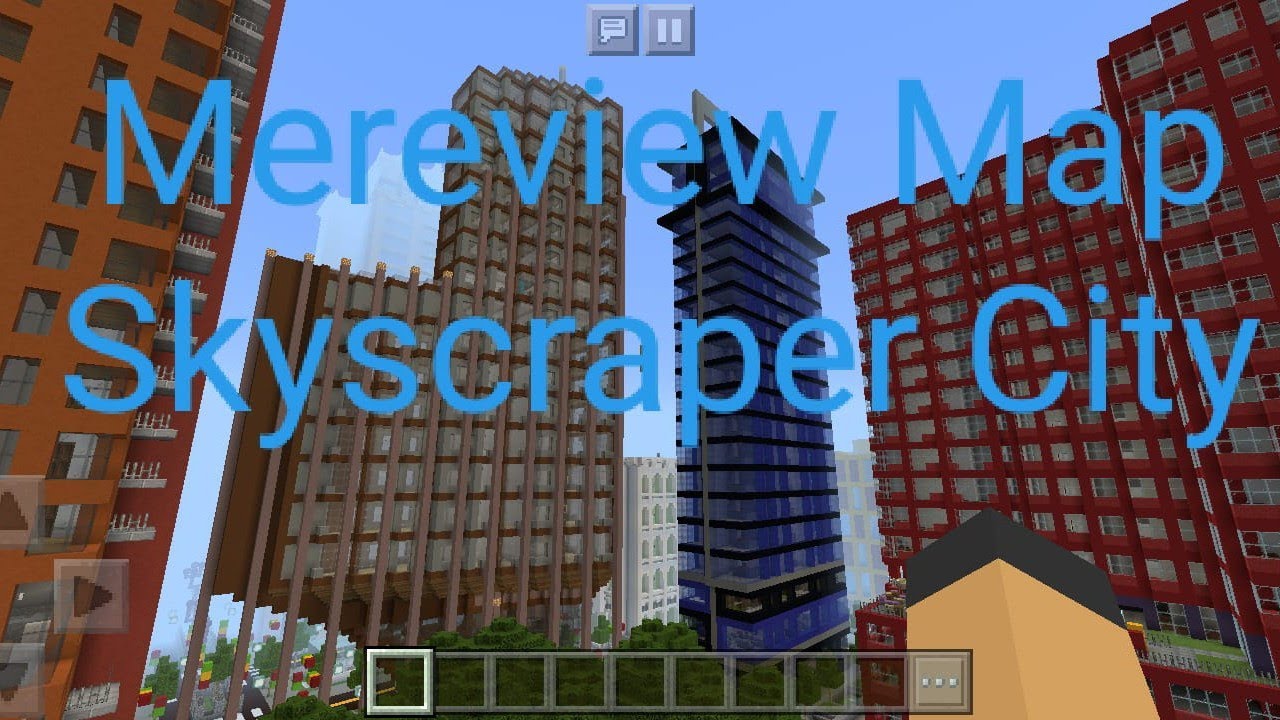 kita mereview Map Skyscraper City di Minecraft - YouTube